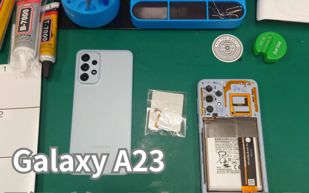 Galaxy A23 電源ボタン全く反応しない修理