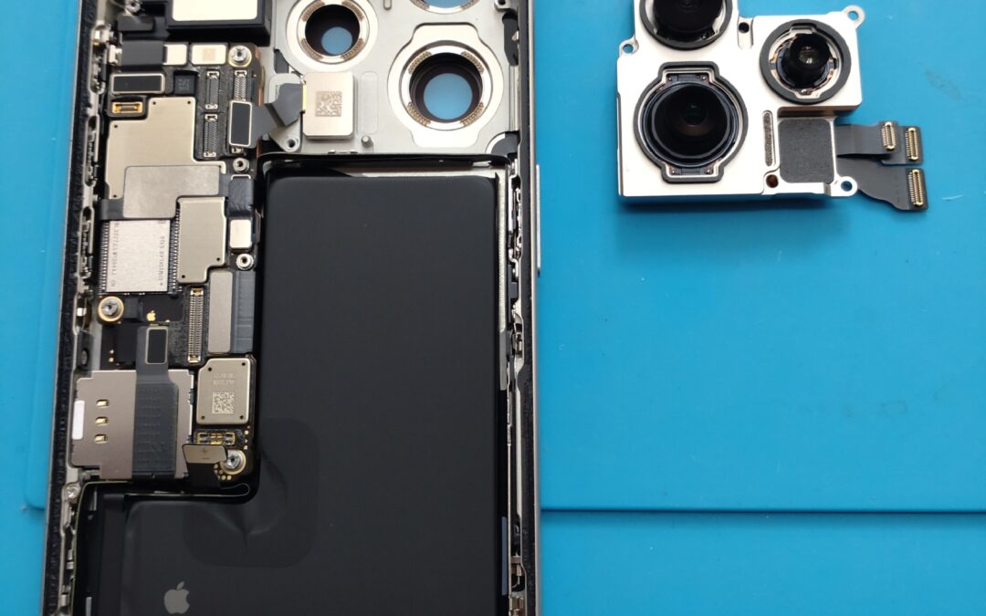 【Appleのスマホ iPhone 15Proのリアカメラ交換しました！】