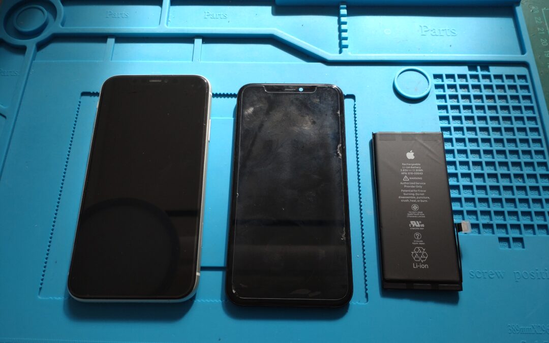 【Appleのスマホ iPhone 11 画面修理とバッテリー交換しました！】