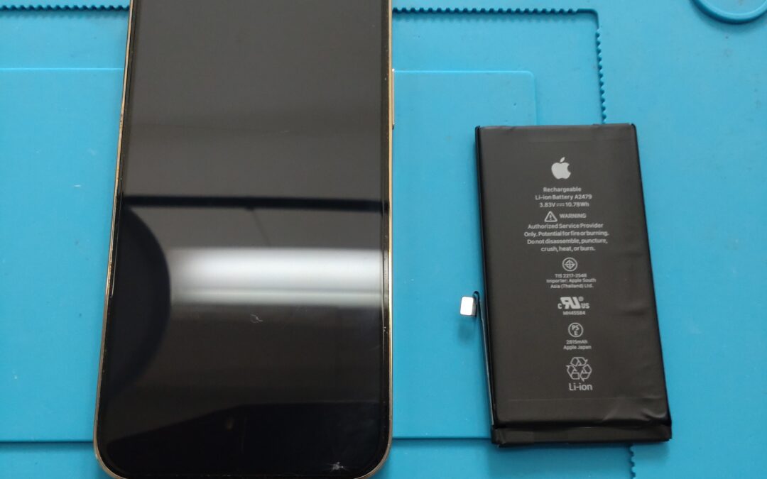 【Appleのスマホ iPhone 12Pro の消耗したバッテリー交換しました！】
