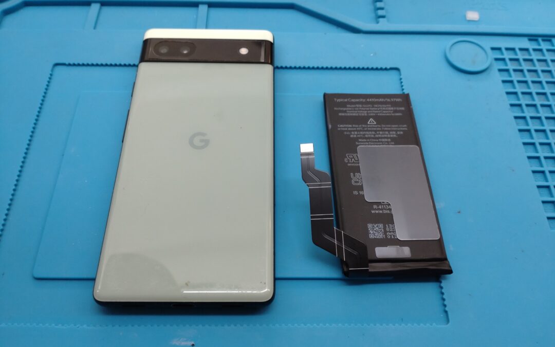 【Googleのスマホ Pixel 6a の消耗したバッテリー交換しました！】