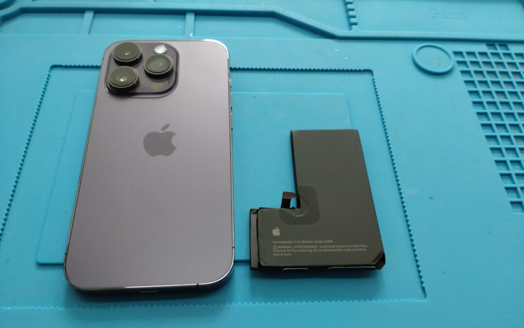 【Appleのスマホ iPhone 14Pro のバッテリー交換しました！】