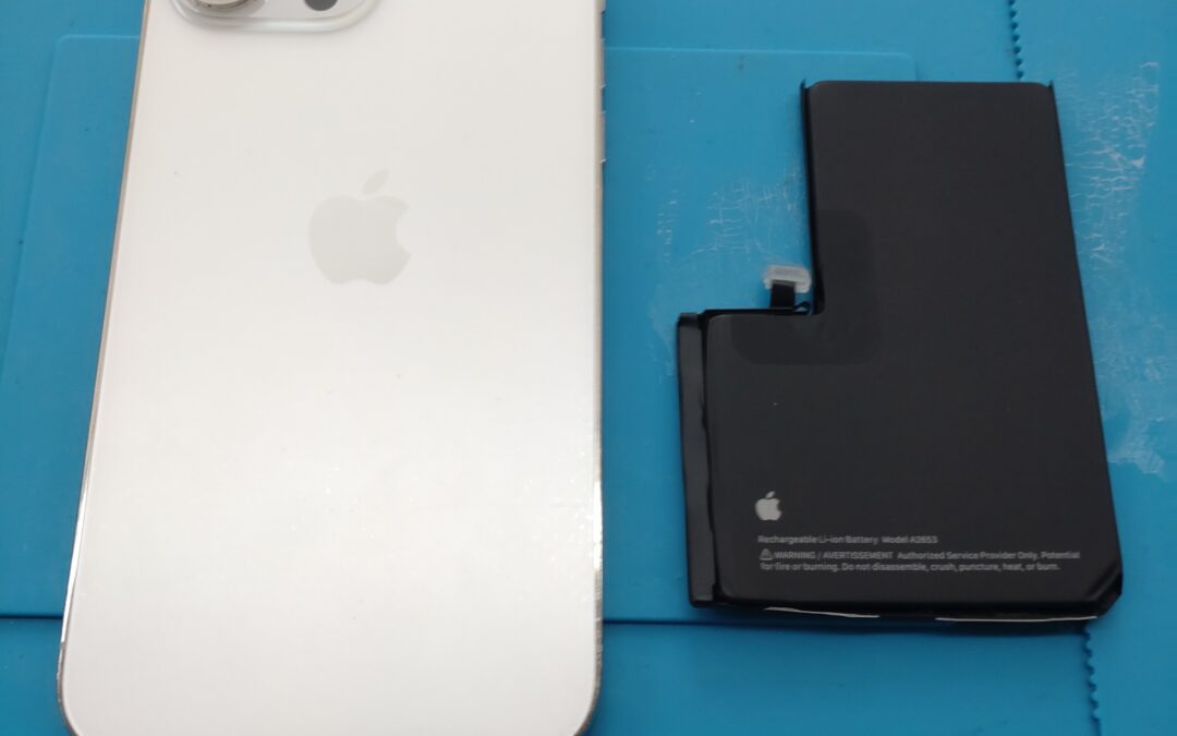 【消耗したiPhone１３ProMaxのバッテリー交換実施しました！】