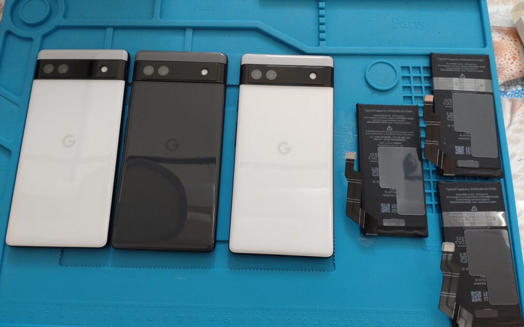 【３台同時にGoogle Pixel ６aのバッテリー交換実施しました！】