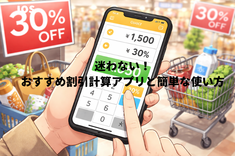 迷わない！おすすめ割引計算アプリと簡単な使い方