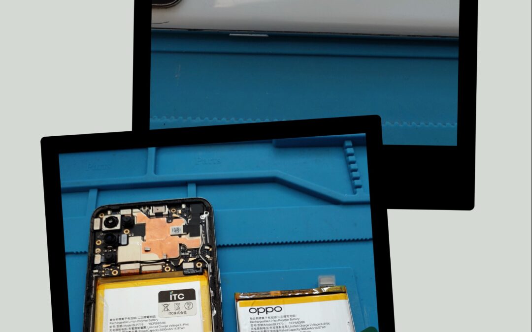 【OPPOシリーズのスマホ Reno 5Aのバッテリー交換しました！】
