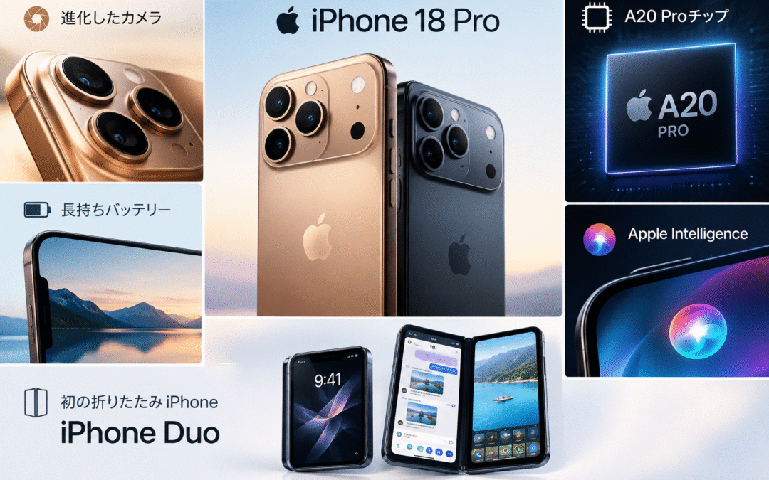 iPhone 18登場！「Duo」「Pro」「Pro Max」