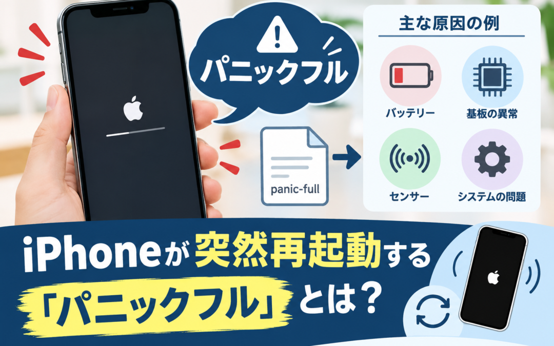 iPhoneが突然再起動する「パニックフル」とは？